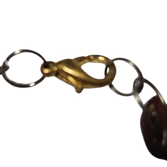 Handmade Boho Dark Brown Wooden Bead Bracelet Nature Fashion Jewelry Unisex - Picture 6 of 8